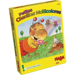 HABA Jeux de société - Petites Chenilles Multicolores pas cher