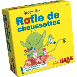 Haba - Jeu de cartes - Super mini : Rafle de chaussettes pas cher