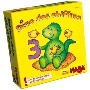 Jeu Dino des chiffres - Haba pas cher