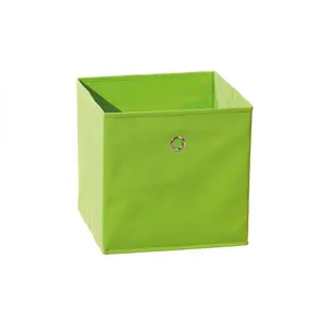 Comparateur de prix : LINKS Boîte de rangement - Winny - Pliable - Tissu - Vert - Anneau en métal