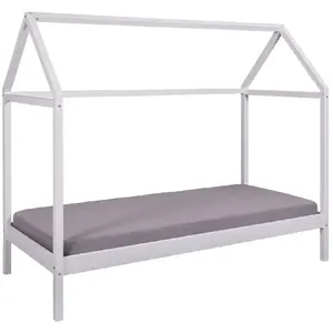 3S. x Home Lit SUN ROAD 90x200 blanc sans sommier pas cher