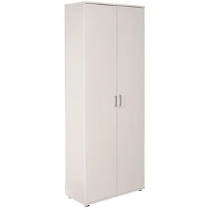 Comparateur de prix : Interlink Armoire ARCONATI Fonctionnelle 2 Portes 6 Niches Décor Blanc