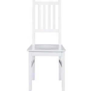 Interlink Inter Link - Ensemble de 2 chaises - Hêtre Massif - Finition Blanche - Westerland 7.1 pas cher