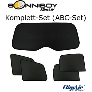 ClimAir Car Comfort Sonniboy compatible avec Volkswagen Touran 2010-2015, NoirVendu parwinparts