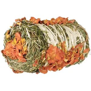 200g Trixie balle de foin avec potiron et carotte Friandise pour petits animaux pas cher