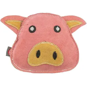 Jouet peluche pour chien cochon en cuir Trixie Rose 19 cm 35990 pas cher