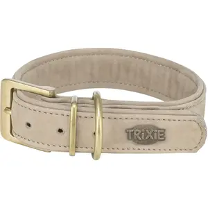 Comparateur de prix : Collier pour chien pure en cuir Trixie Gris S/M 1886016
