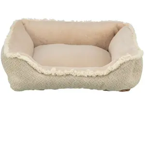 Comparateur de prix : Panier pour chien rectangulaire Trixie Boho Beige 100×80 cm 382192