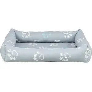 Comparateur de prix : Panier pour chien carré Trixie Jimmy Look Gris 115×80 cm 377025