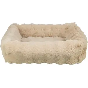Panier pour chien angulaire Trixie Elli Beige 120x80 cm 374083 pas cher