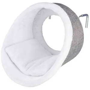 Comparateur de prix : TRIXIE Abri douillet radiateur - Ø38x34cm - Blanc et gris - Pour chat