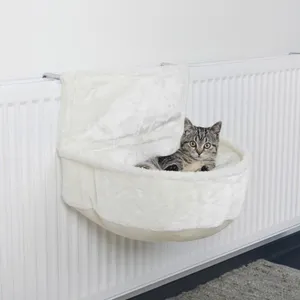 Comparateur de prix : Hamac de radiateur Trixie L 45 × l 33 × H 30 cm blanc - pour chat