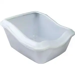 Comparateur de prix : Bac à litière TRIXIE Cleany Cat - Rebord - 45 × 29 × 54 cm - Blanc