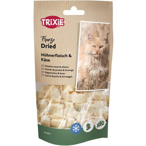 25 g Trixie friandises lyophilisées au poulet et au fromage pour chat pas cher