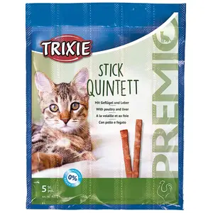 Comparateur de prix : 100g Trixie PREMIO bâtonnets avec volaille & foie Friandises pour chats