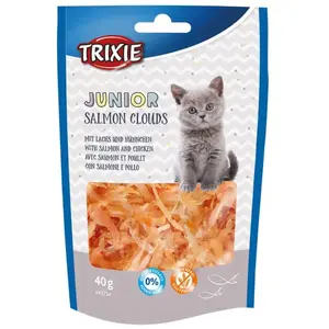 Comparateur de prix : TRIXIE Friandise Junior Salmon Clouds saumon et poulet pour chat, Poids: 40 g