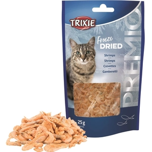 Comparateur de prix : Lot de 6 friandises pour chat Crevettes Trixie Premio Freeze Dried TU