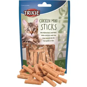 Comparateur de prix : 50g Trixie PREMIO Mini bâtonnets de poulet Friandises pour chats