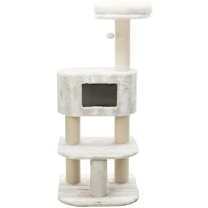 Comparateur de prix : TRIXIE Griffoir pour chats Nelli Blanc et taupe TU