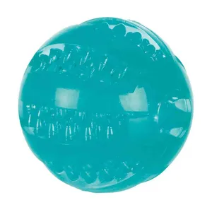 Comparateur de prix : Trixie Denta Fun Balle Caoutchouc Thermoplastique Phosphorescent, 6 cm
