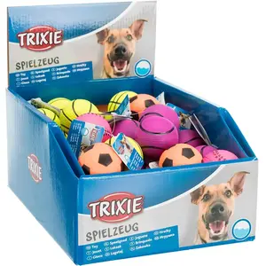 TRIXIE Balle Néon flottante en mousse caoutchouc naturel pas cher