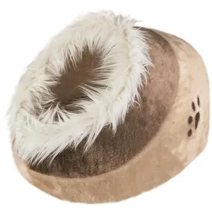 Comparateur de prix : Trixie Abri Douillet Minou, 41 × 30 × 50 Cm, Beige/Brun - Mon Animalerie