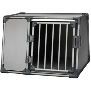 Comparateur de prix : TRIXIE Cage de transport inclinée pour chiens L Alu graphite 39338 TU