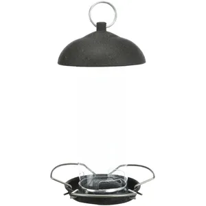 Comparateur de prix : Mangeoire à graines en métal et plastique 20 cm, pour oiseaux - Trixie