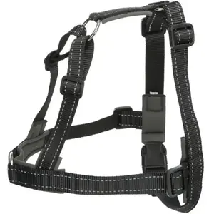 Harnais Lead'n'Walk Soft - TRIXIE - Taille S-M - Noir pas cher