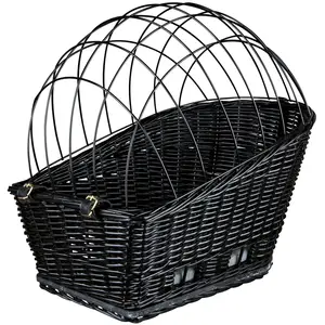 Comparateur de prix : Panier pour vélo avec grille Trixie pour chien - L 55 x l 35 x H 49 cm