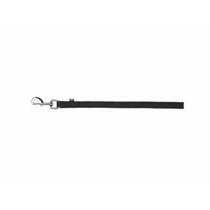 Comparateur de prix : Trixie Laisse à Pister Sangle Plate 5 m / 20 mm Noir