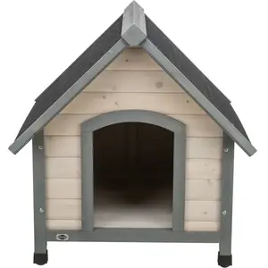 Comparateur de prix : Niche pour chien Trixie Natura Gris S/M 39535