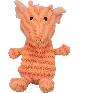 Jouet peluche dragon pour chien Trixie Orange 34 cm 361009 pas cher
