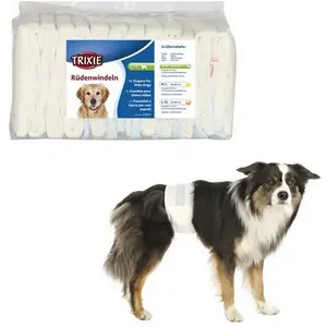Comparateur de prix : Couches Trixie mâle taille S-M 30-46 cm, 12 couches - pour chien