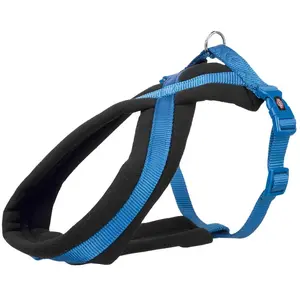 Comparateur de prix : TRIXIE Premium Harnais, S: 35¿50 Cm/20 Mm, Bleu - 20372