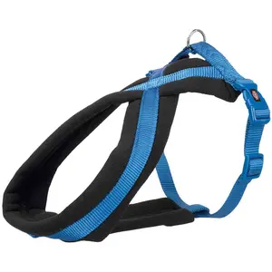 Comparateur de prix : Mon Animalerie Premium Harnais, M¿L: 50¿80 Cm/25 Mm, Bleu - 20402