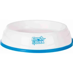 Comparateur de prix : Trixie Ecuelle Rafraîchissant Cool Fresh - 1 L/Ø 20 Cm, Blanc/Bleu