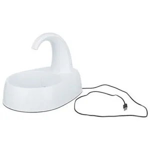 Comparateur de prix : Fontaine à eau 2,5L Trixie Curved Stream pour chat