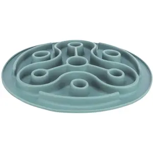 Comparateur de prix : TRIXIE Slow Feeding Set de Table, en TPE, 28 cm, Bleu - 25037
