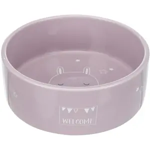 Mangeoire pour chien - Trixie - Junior - Céramique - 800 ml - Violet pas cher