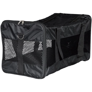 Comparateur de prix : Trixie - Cage de transport pour chiens Ryan Polyester 54x30x30 cm Noir