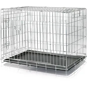 Comparateur de prix : Cage 93 x 69 x 62 cm en métal Home Kennel pour chien - Trixie