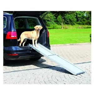 Comparateur de prix : Trixie Rampe Télescopique pour Chien, Gris, 58 kg, 43 × 100 -180 cm