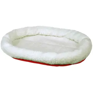 Comparateur de prix : Trixie Lit Douillet Réversible Blanc/Rouge 47 x 38 cm pour Chat
