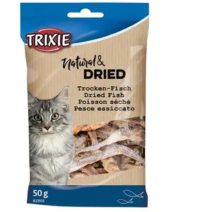 Comparateur de prix : Trixie Poisson Séché aux Anchois pour Chats 50 g" (dry fish for Cats)