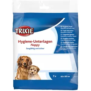 Comparateur de prix : Tapis Educateur pour Chiots nappy 4060 - 7 pièces (4011905023410) - Trixie