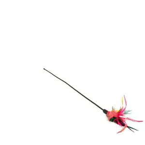 Trixie Canne à pêche avec plumes 50 cm pas cher