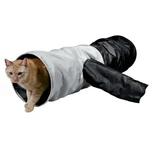 Comparateur de prix : Trixie 4302 Tunnel de jeu en nylon ø 30 cm/115 cm - Coloris aléatoire