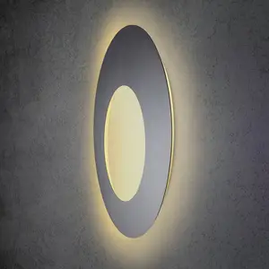 Escale Blade Open applique murale LED anthracite Ø 79cmVendu parluminaire
