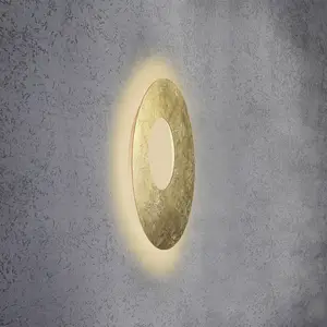 Escale Blade Open applique LED feuille d'or Ø 59cmVendu parluminaire
